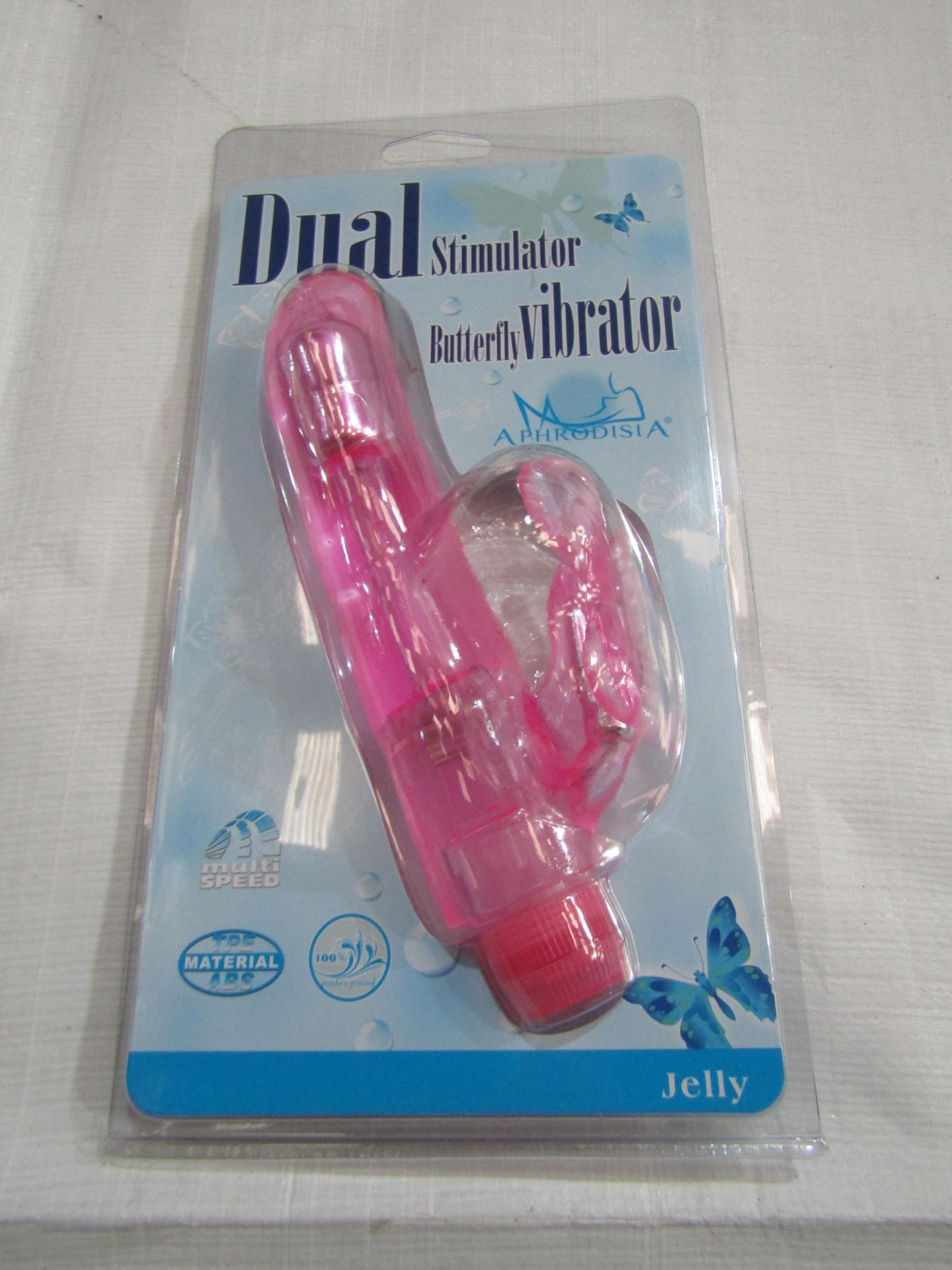 Aphrodisia Dual Stimulator Butterfly Vibrator, Multi-Speed - New & Boxed.