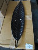 Long Leaf Dish W42 x L30 x D10cm - New. (234)