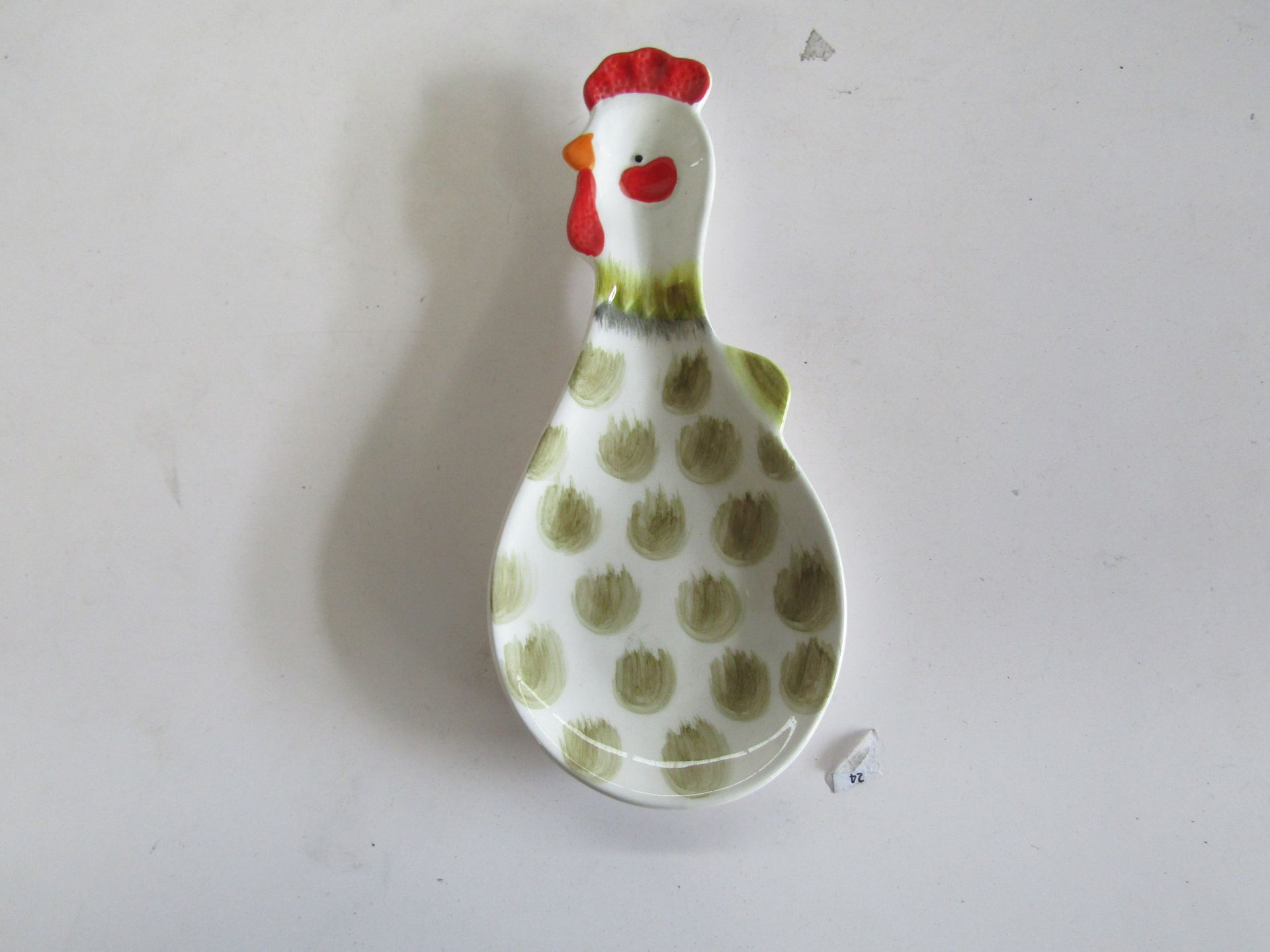 2x Chicken Ceramic Trinket Dish - New.