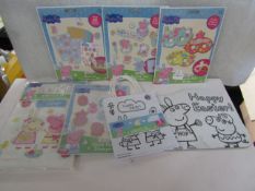 7 Various Peppa Pig Easter Activities - All Good Condition.