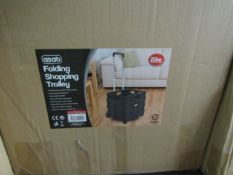 Asab - Folding Shopping Trolley 25KG Capacity - Boxed.