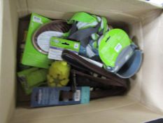Box Containing Various Dog Toys - All Good Condition.