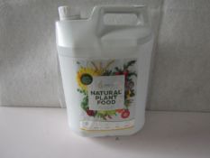 Apsley - Natural Plant Food 5L - Unused.