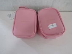 2x Pink Faux Leather Office Tools 12-Piece Kits - New With Tags.