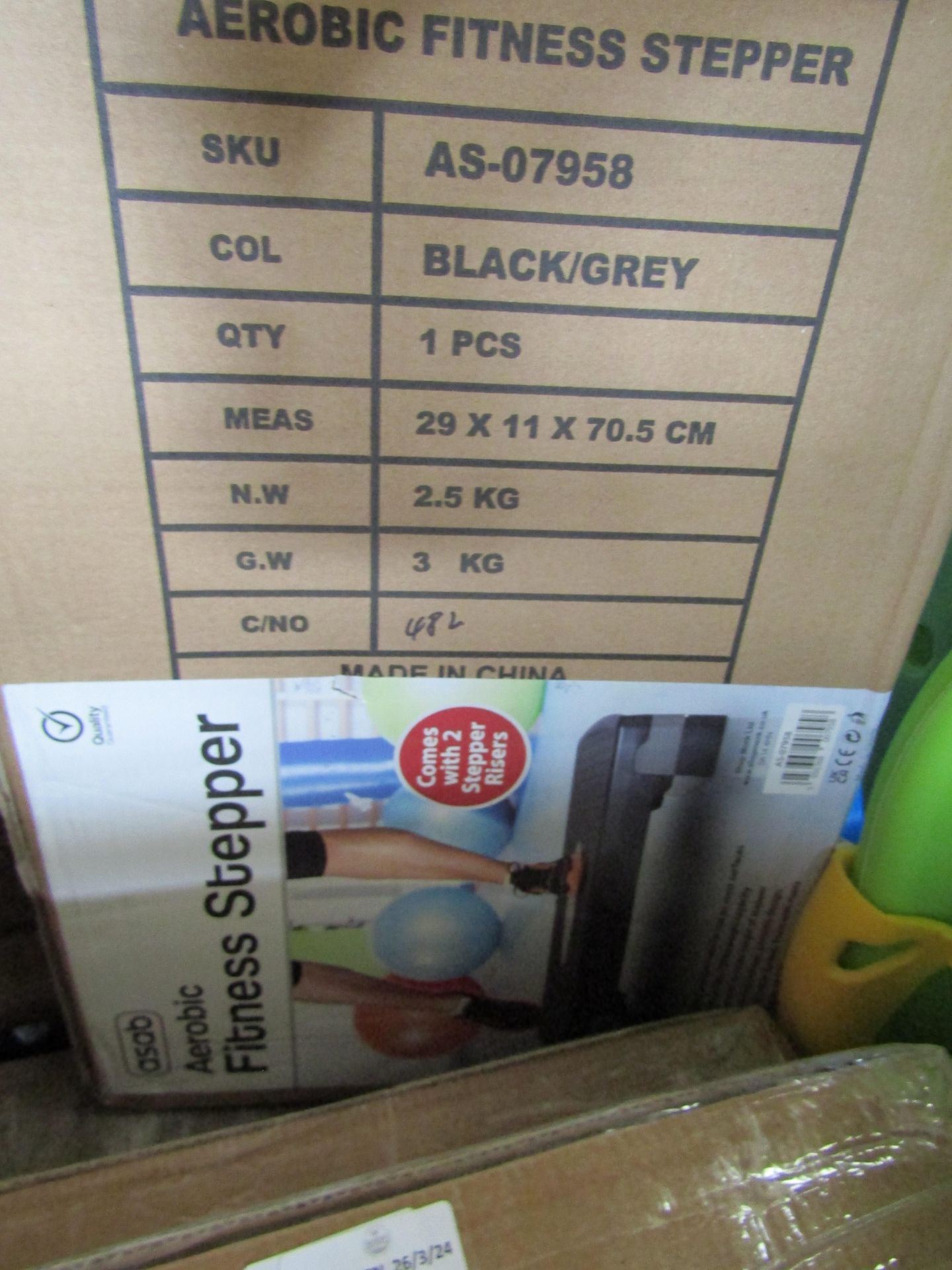 Asab - Aerobic Fitness Stepper - Boxed.