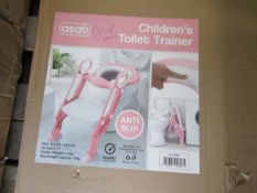 2x Asab - Childrens Pink Toilet Trainer - Unchecked & Boxed.