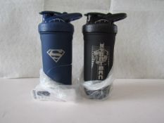 1x SmartShake - DC Batman Protein Shaker Bottle 700ml - Unused. 1x SmartShake - DC Superman