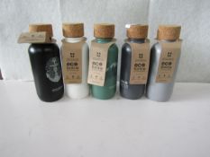 5x Smartshake - Eco Bottles 650ml ( Assorted Colours ) - Good Condition.