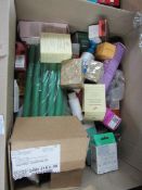 Box Containing Over 30 Assorted Beauty Items - All Unused.