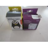 2 Various Kitchen Timers - Boxed.