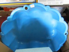 Large Blue Plastic Sand Pit - Good Condition.