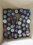 Box Containing Approx 40 Loveshy Cosmetic Glitter - Unused.