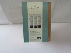 Sukin - Nourishing Hand Cream Trio Set 50ml - All New & Boxed.