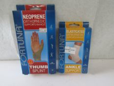 1x Fortuna - Elasticated Orthopaedic Ankle Support - Boxed. 1x Fortuna - Neoprene Orthopaedic