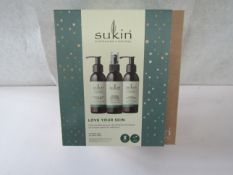 Sukin - Love Your Skin 3-Piece Set ( Foaming Facial Cleanser, Hydrating Mist Toner, Face Moisturiser