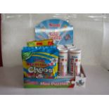 Swizzels - Mini Puzzles ( 8x Love Hearts 50-Pc Puzzle 5x Refreshers Choos 50pc Puzzles 10x Drumstick