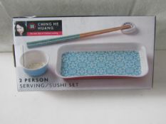 Ching He Huang - 2-Person Serving Sushi Set - Boxed.