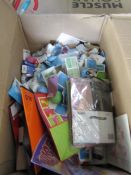 Large Box of Samples - All Assorted Items Comletely Unchecked.