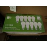 Pack of 10 Lightnum A60ÿ E27 13w LED light bulbs, new and boxed