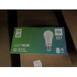 Pack of 4 Lightnum E27 13w LED light bulbs, new and boxed