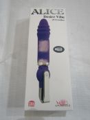 Aphrodisia Alice Desire Vibe 20 Mode Functions - New & Boxed.