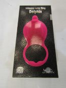 Silicone Love Ring, Dolphin, 10 Function Powerful Vibration, Water proof, New & Boxed.