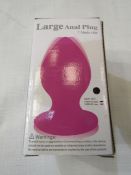 Aphrodisia Large Anal Plug - New & Boxed - Picked At Random Pink/Black.