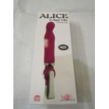 Alice Waterproof G-Spot Vibe 20-Function - New & Boxed.