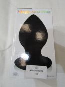 Aphrodisia Mega Anal Plug, Black - New & Boxed.