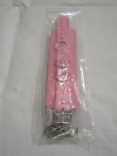 Leather Collar - New & Packaged - Colour May Vary.