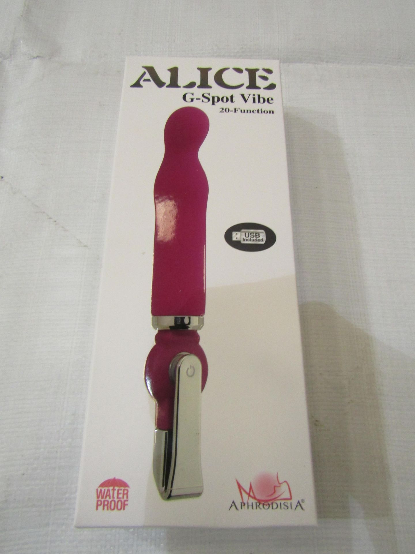 Alice Waterproof G-Spot Vibe 20-Function - New & Boxed.