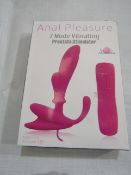 Aphrodisia Anal Pleasure 7 Mode Vibrating Prostate Stimulator - New & Boxed.