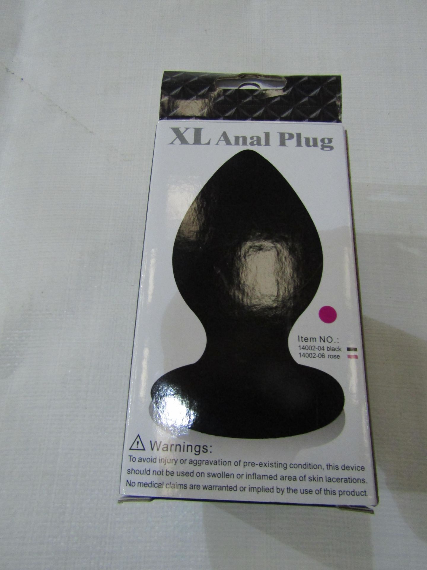 Aphrodisia XL Anal Plug, Black - New & Boxed.