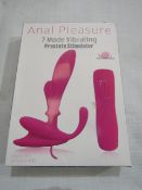 Aphrodisia Anal Pleasure 7 Mode Vibrating Prostate Stimulator - New & Boxed.