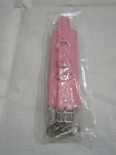 Leather Collar - New & Packaged - Colour May Vary.