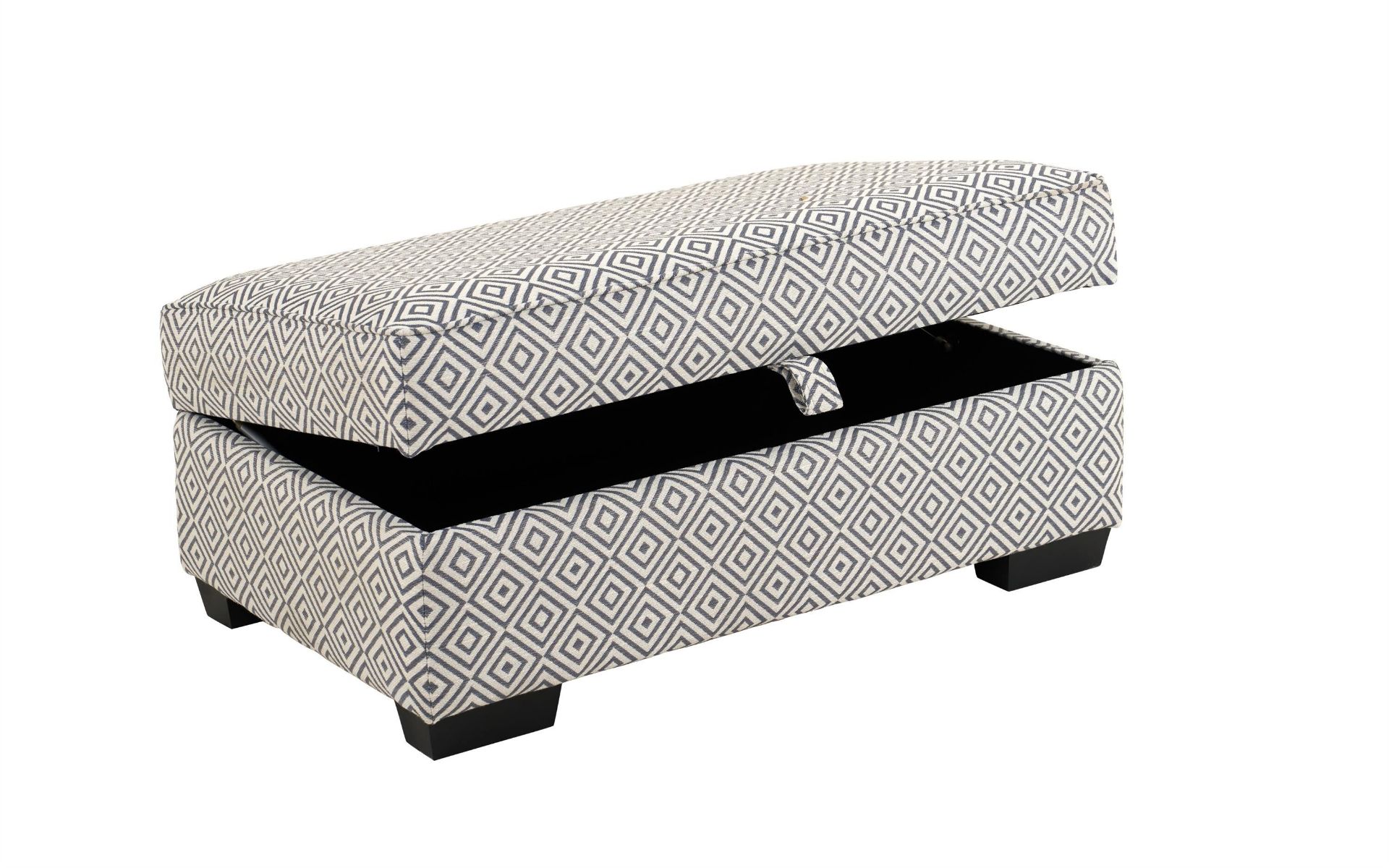 Westwood Ottoman Stool 7115 Charcoal Linen Marzan Lined Chrome RRP 420 Westwood Ottoman StoolThe