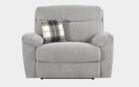 Cloud Static Love Chair Cloud Silver No Wood* RRP 599 Living Cloud Fabric Love Seat Power