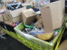 Pallet of unmanifested damaged packaging/faulty/missing parts Gifts, Toys, Household Items