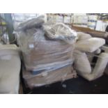 Pallet Of Rattan Garden Set Parts, Various Sets Includes Some Chair Parts And Tables RRP 1000About