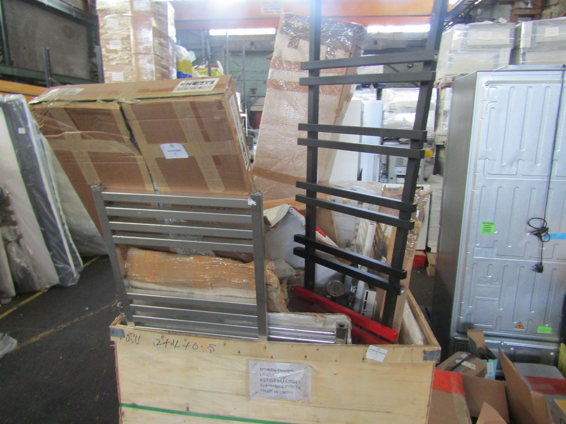 Pallet of 16n Ex Display Radiators. Some may have damage but most are good.Viewing is recommended.