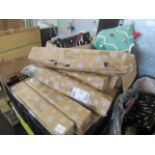 Pallet of online customer returns and overstock mixed Xmas stock, some in packaging and some not,