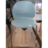 Heals NO2 Recycle light blue chair RRP 319 NO2 Recycle light blue chair Designed by Japanese