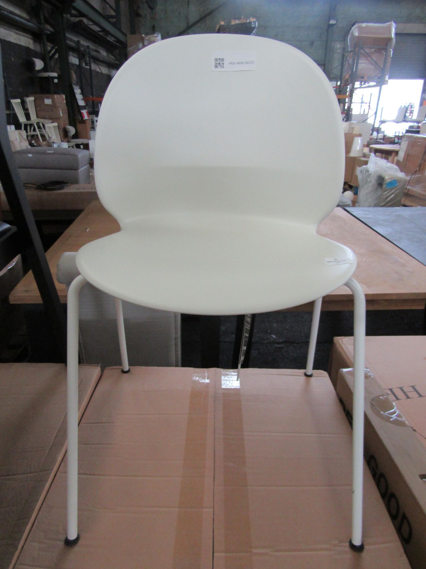 Heals NO2 Recycle Off White Side Chair RRP 289 NO2 Recycle Off White By Fritz Hansen Wholesale