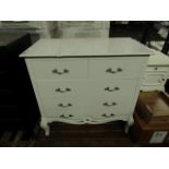 5 Drawer Dresser, White RRP 250