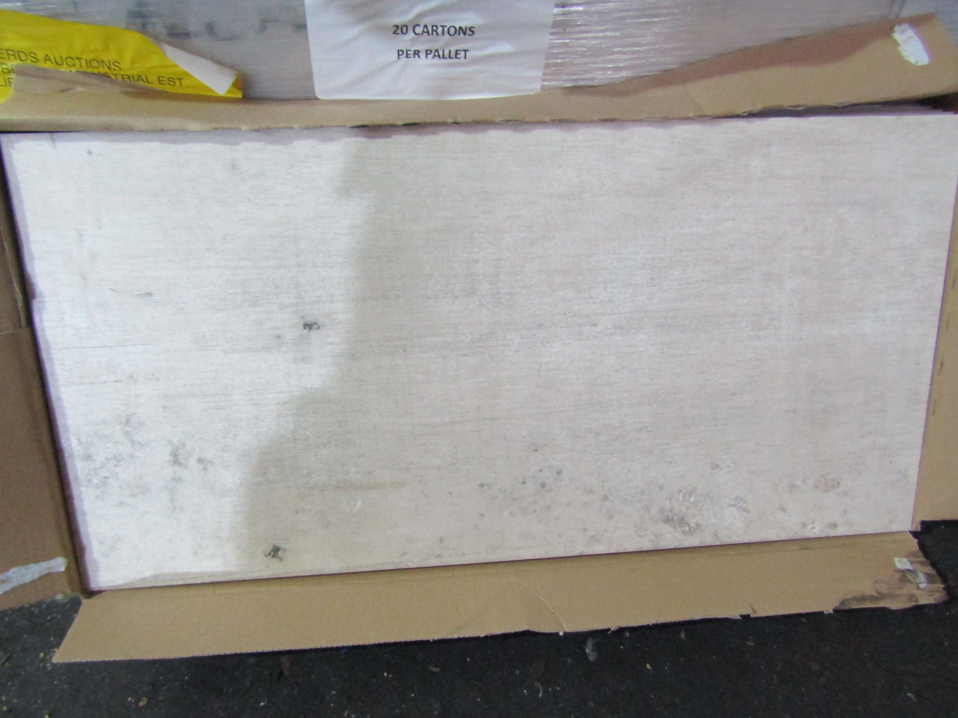 1X Pallet Containing 20x Packs of 5 Wickes 600x300mm Cabin Tawny Beige Floor and Wall Tiles - - Image 2 of 3