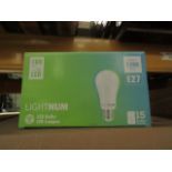 12x Packs of 15 Lightnum E27 13w LED light bulbs, new and boxed