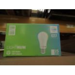 Pack of 15 Lightnum E27 13w LED light bulbs, new and boxed