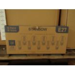 20x Packs of 10 Stanbow E27 4w L˜ED filament light bulbs, new and boxed