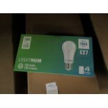 Pack of 4 Lightnum E27 13w LED light bulbs, new and boxed