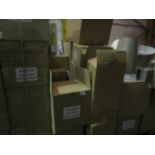 Pallet of Approx 60 Chelsom Light/Lamp Shades. All New & Packaged.Various designs, Colours &